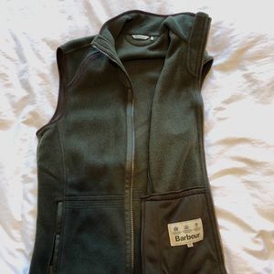 Barbour Langdale Gilet Fleece Vest - M - Olive